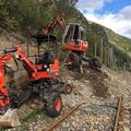 La ligne Nice-Breil échappe aux destructions de la tempête et prouve sa fonction vitale, l’axe Tende-Vintimille interrompu*