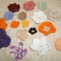 Les fleurs au crochet pour Sophie