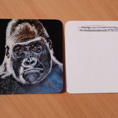 Nouvelle carte postale en faveur de la foundation Pairi Daiza 