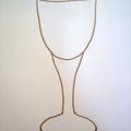 Dessin simplifié "d'un verre à pied"