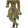 A bronze figure of Devi, India, probably Orissa, 17th century or later