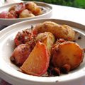 Tajine de radis et pommes de terre