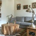 Table basse tronc d'arbre: un nouveau rondin grand format