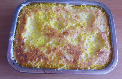 gratin riz et poisson