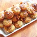 Petits cakes courgettes, chèvre et menthe