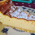 Tarte au fromage blanc.