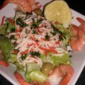 SALADE SOLO AUX CREVETTES