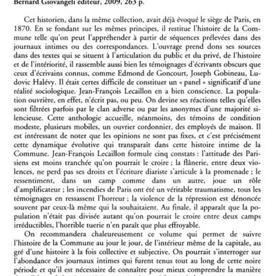 DERNIERES PUBLICATIONS 