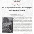 Conférence de François Pugnière