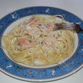 Tagliatelles au saumon fumé