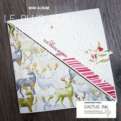 Tuto en photos : mini-album Le plus beau des Noël