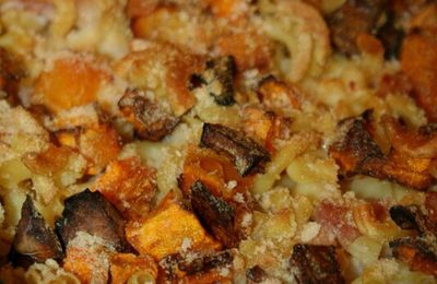 Gratin de pâtes à la citrouille