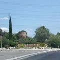 Rond-point à Saint Gervais