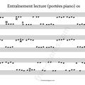 Exercices (lecture & piano)