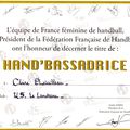 Hand'bassadrice Mondial féminin de handball 2007