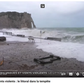 Revue de presse normande au 11 avril 2024: tempête Pierrick + grande marée + crue de la Seine... et dispersion des livres de Léopold Sédar Senghor.