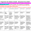 Et Voici le programme!!!