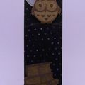 Chouette marque-pages - Owl bookmark