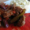 Sauté de bœuf façon chili