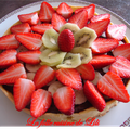 Tarte aux fruits et au chocolat