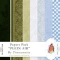 Papers pack PLEIN AIR - freebie