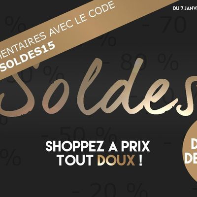 En avant pour la dernière semaine des soldes ! -10% supplémentaires sur tous les produits soldés et même sur les nouveautés...
