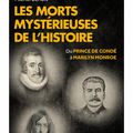 Michel Benoit Les Morts Mystérieuses de l'Histoire sur R.C.F.58