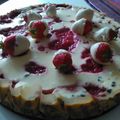 Cheesecake fraises/chocolat blanc