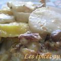 Fricassée Topinambours/Pommes de terre aux Champignons