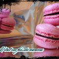 MACARONS CHOCOLAT NOIR ET ORANGE CONFITE