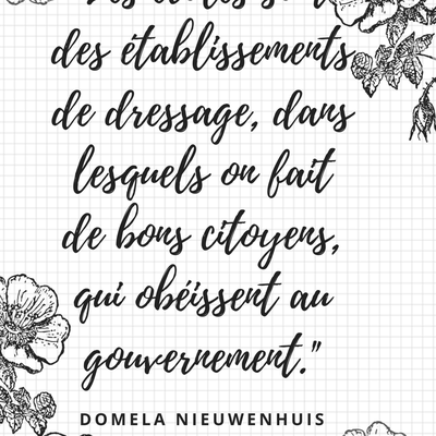 Citation de Domela Nieuwenhuis
