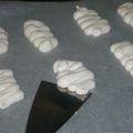 Meringues fondantes au chocolat praliné