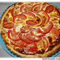 TARTE A LA TOMATE ET AU JAMBON