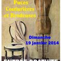 Puces couturières de Pont l'Evêque (14) : 19 janvier 2014