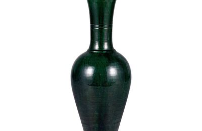 A Green-Glazed Vase, Liao Dynasty, 907-1125