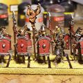 Wargods of Aegyptus, guerriers momies avec lances et boucliers