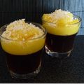 Verrine au citron et au coca-cola (à l'agar-agar)