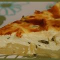 {Tarte au chèvre et à la menthe}