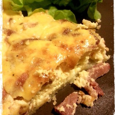 Quiche lorraine allégée