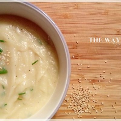 Velouté de panais au sésame
