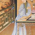 Chinese paintings from Qing Dynasty (1644-1912) of some ancient “beauties” in their daily livings