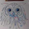 Broderie Hibou