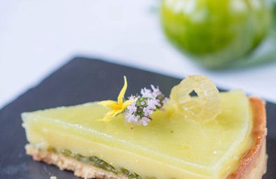 Tarte vert absinthe