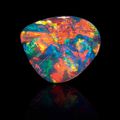 Exceptional Black Pattern Opal-"Fireworks", Lightning Ridge, New South Wales, Australia