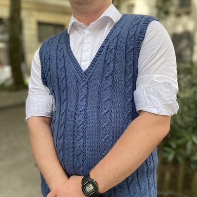 Timothée le pull sans Manches 