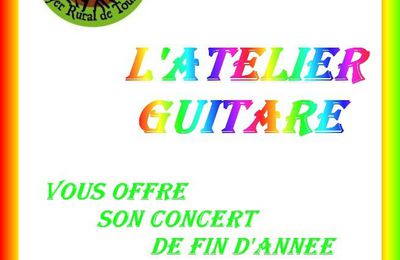 CONCERT ATELIER GUITARE 27 JUIN 2016