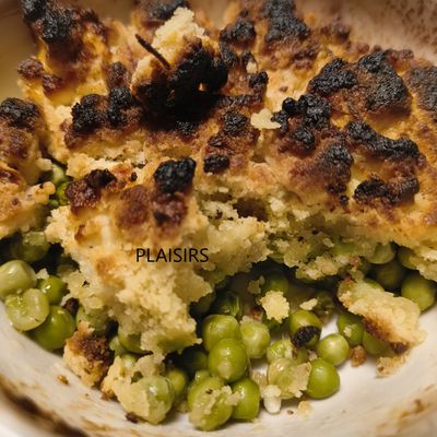 Gratin petits pois feta