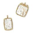 A Rutilated Quartz and Gold Pendant and Pendant-Brooch, by Wallace Chan 