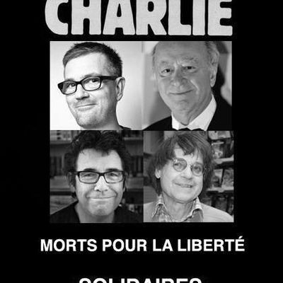 JE SUIS CHARLIE, TU ES CHARLIE, NOUS SOMMES CHARLIE.