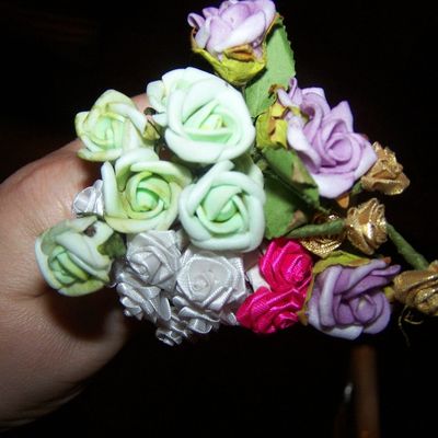 LOT 20 / petites fleurs papier